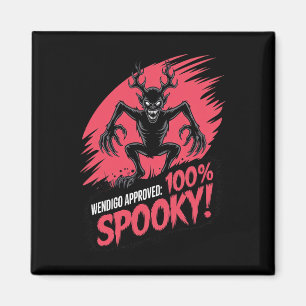 Spooky Wendigo zu Halloween-Enthusiasten zugelasse Magnet