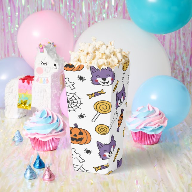 Spooky Werewolf Halloween Vibes Geschenkschachtel (Party)