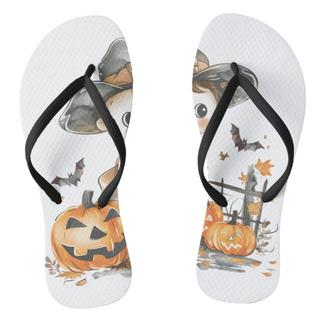 Spooky Western Fun Flip Flops (Fußbett)