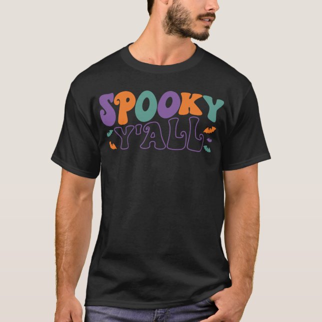 Spooky Y'all - Funny Halloween T-Shirt (Vorderseite)