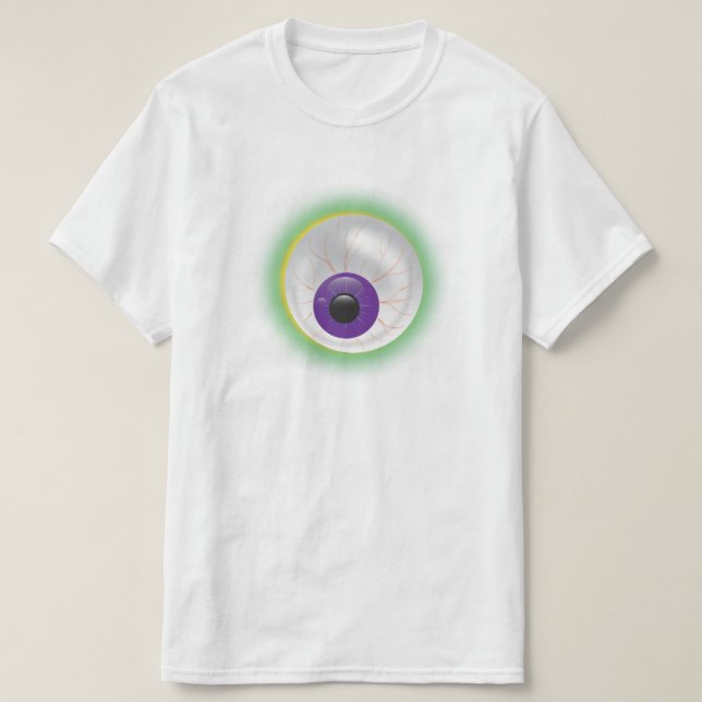Spooky Zombie Monster Eyeball Halloween Auge T-Shirt (Design vorne)