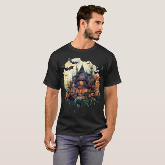 Spooky Zuhause Design T-Shirt