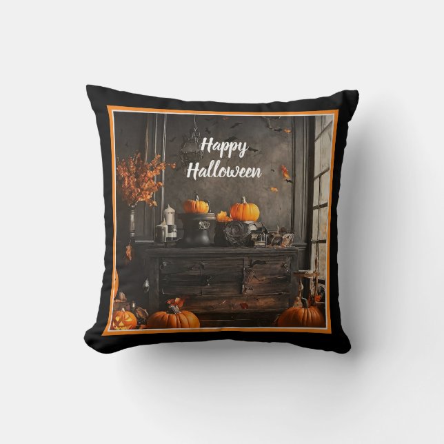Spooky Zuhause Halloween Collection Kissen (Vorderseite)