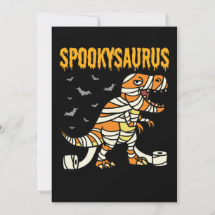 Spookysaurus Halloween Spooky T Rex Dinosaurier Einladung