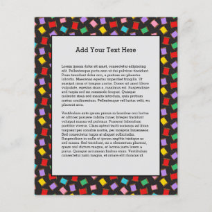 Spools NähThreads Black Dressmaker Seamstress Flyer