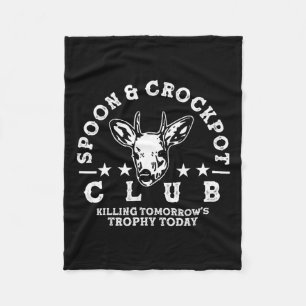 Spoon and Crockpot Club Die Trophäe der Hirschen H Fleecedecke