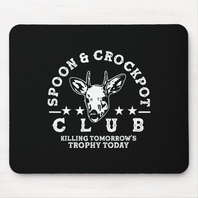 Spoon and Crockpot Club Die Trophäe der Hirschen H Mousepad (Vorne)