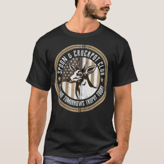 Spoon and Crockpot Club Die Trophäe der Hirschen H T-Shirt