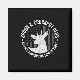 Spoon and Crockpot Club Funny Dealer Jäger Magnet