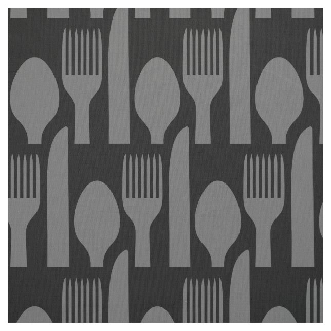 Spoon Knife Fork Graphic Stoff (Muster)