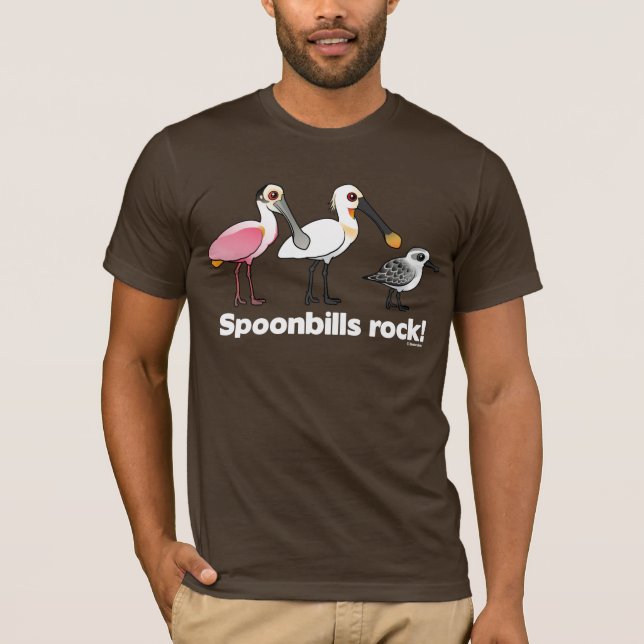 Spoonbills-Felsen! T-Shirt (Vorderseite)