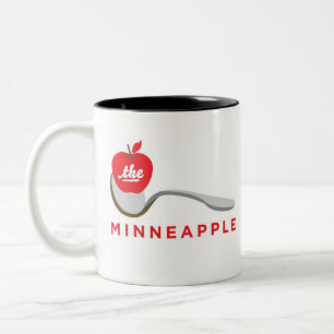 Spoonbridge und Minneapple Kaffee-Tasse Zweifarbige Tasse