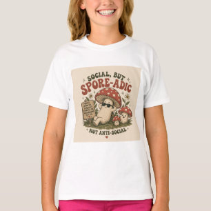 Sporen-Adic-Stimmung – Süßes Chill-Pilz-Retro-Desi T-Shirt