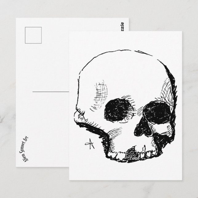 Sporenschädel Postkarte (Vorne/Hinten)