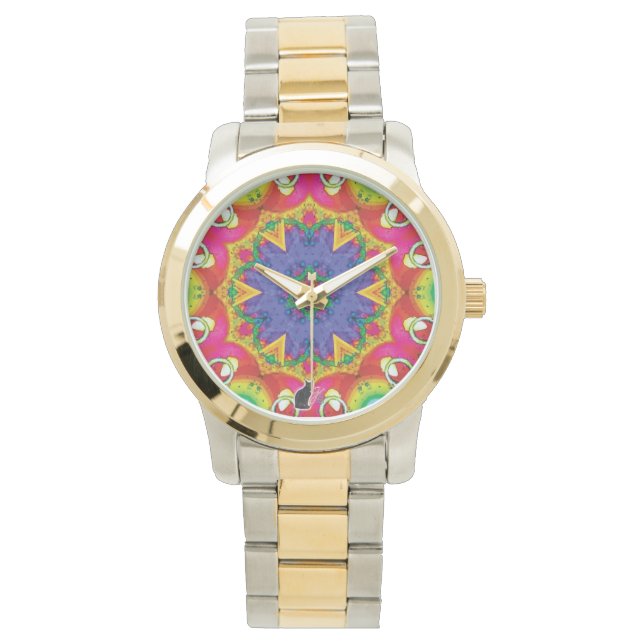 Spores Kaleidoscope Watch Armbanduhr (Vorderseite)
