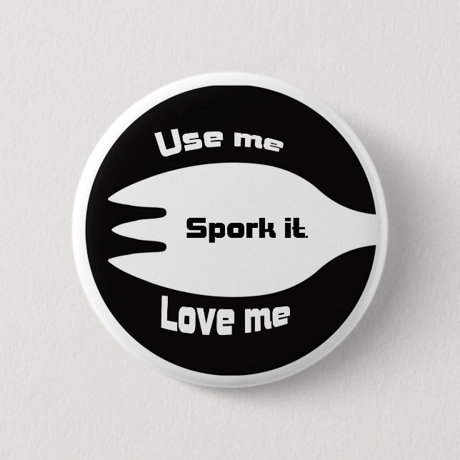 Spork es button (Vorderseite)