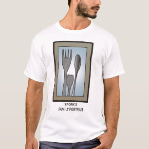 Sporks Familien-Porträt T-Shirt