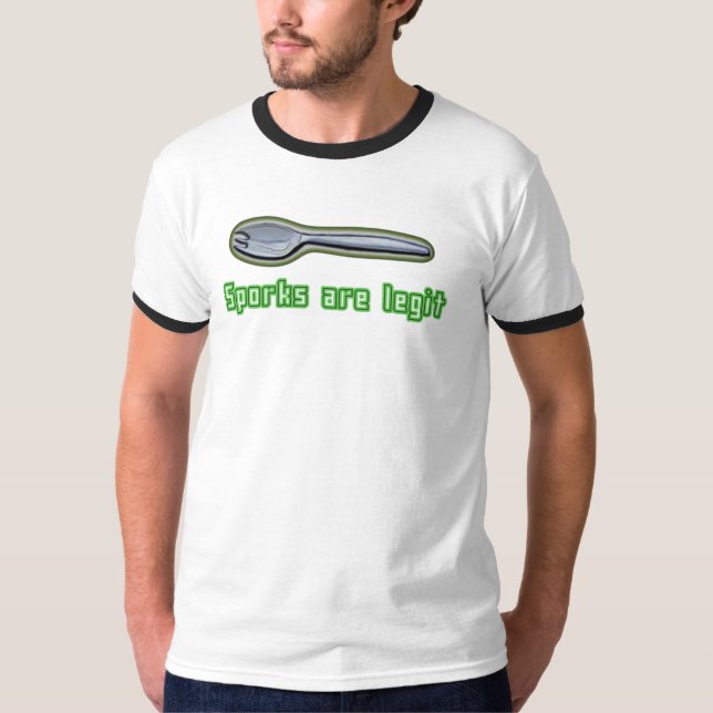 Sporks!!! T-Shirt (Vorderseite)