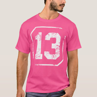 Sport 13 Jersey Team T Shirt Baseball Hockey Bask