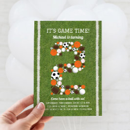 Sport 2. Geburtstag Party Einladung