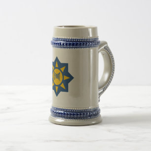SPORT 624 g grau/blau Bierglas