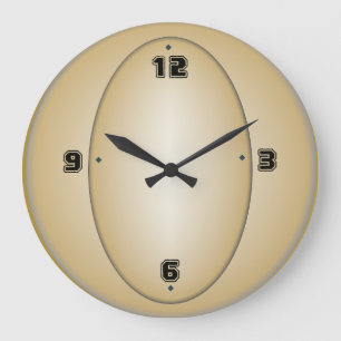 Sport Art Deko Große Wanduhr