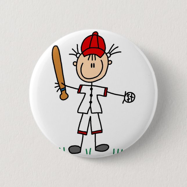 Sport Baseball Knopf Button (Vorderseite)