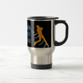 Sport Baseball Orange Blue Black Tasse