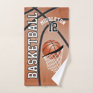 Sport 🏀 Basketball DIY Text Handtuch