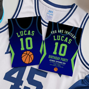 Sport Basketball Einladung zum Geburtstag