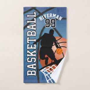 Sport 🏀 Basketball Player - Blau Handtuch