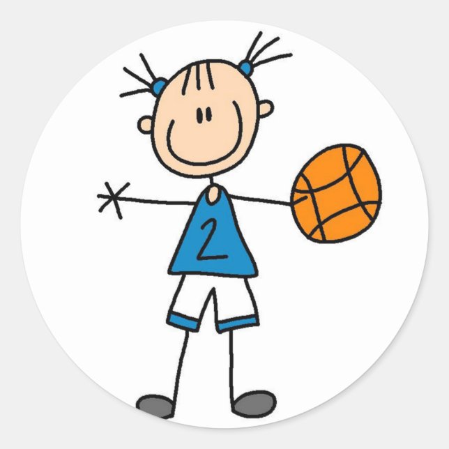 Sport Basketball Sticker (Vorderseite)
