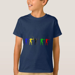 Sport Bogenschießen-Sommer-Spiel-Bogenschützen USA T-Shirt