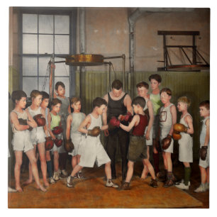 Sport - Boxen - Fäuste des Zorns 1924 Fliese
