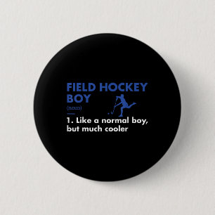 Sport Boy Definition Feldhockey Button