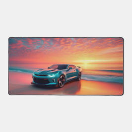 Sport Car on Beach  Schreibtischunterlage
