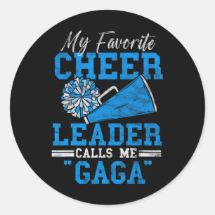 Sport Cheer Dad Cheerleading Geschenke Für Männer  Runder Aufkleber