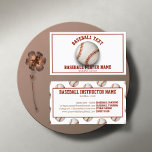 Sport Coach Baseball Visitenkarte<br><div class="desc">Sport Coach Baseball</div>