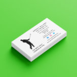 Sport Coach Male Golf Pro Instruktor Social Media Visitenkarte<br><div class="desc">Sind Sie ein beruflicher Golfspieler in der Trainingsindustrie? Suchen Sie eine Visitenkarte mit minimalem Aufwand für Marketing, Netzwerk und persönliches Branding? Dieses schlichte und schlichte Schwarz-Weiß-individuelle Name-Typografie Golfer-Design könnte für Sie das Richtige sein. Geben Sie einfach Ihre Informationen in die Textfelder ein und Sie sind fertig. Wenn Sie gewollt haben,...</div>
