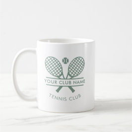 Sport Country Club Name Tennis Rackets Icon Custom Kaffeetasse