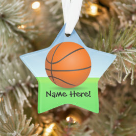 Sport des Basketball-der personalisierte Kindes Ornament