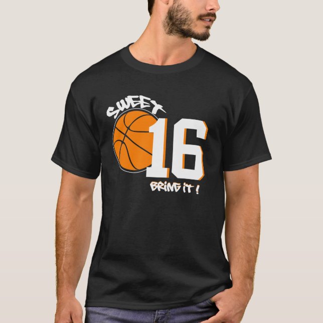 SPORT des BONBON-16 inspiriertes GRAFISCHES T-Shirt (Vorderseite)