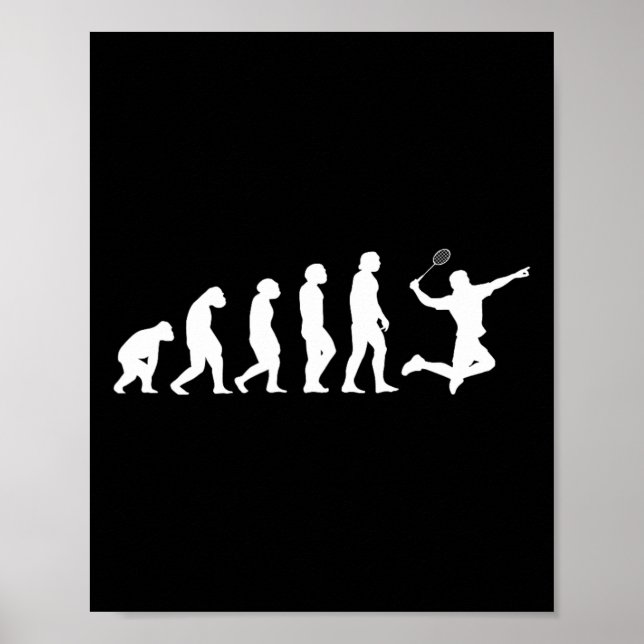 Sport Evolution Badminton Poster (Vorne)
