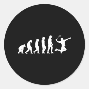 Sport Evolution Badminton Runder Aufkleber