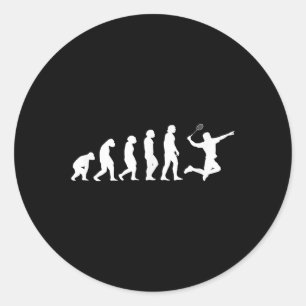 Sport Evolution Badminton Runder Aufkleber
