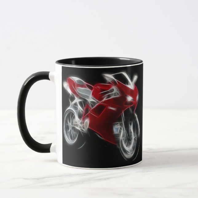 Sport-Fahrrad, das Motorrad läuft Tasse (Links)