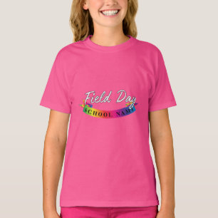 Sport Feldtag Rot-grüne gelbe Farbe Team T-Shirt