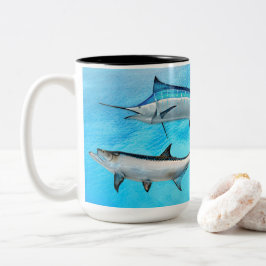 Sport Fisherman Offshore Deep Sea Fish Tasse