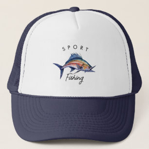 Sport Fishing Blue Marlin Truckerkappe