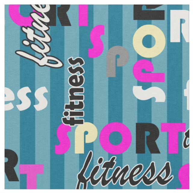 Sport, Fitness, hell, Textmuster, Text Stoff (Nahaufnahme)